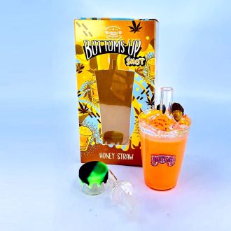 Bottoms Up Shot Nectar Collector - Honey Straw - Dabtized - Assorted Colors