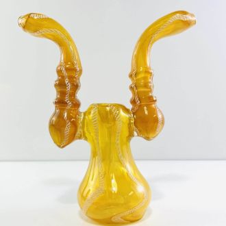 Bubbler 8" Inch - Double Handle Fumed - Assorted