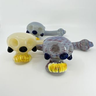 Bubbler Hammer 8"Inch - Skull Face - Assorted - Price Per Piece