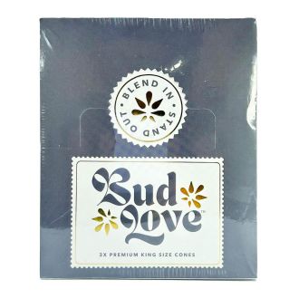 Bud Love Cones - King Size - 3 Counts Per Pack - 30 Counts Per Box