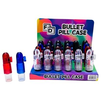 BULLET PILL CASE 63MM 24CT/DISPLAY (FDX5106-63M)