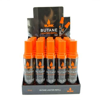 Blink Butane Lighter Refill 18ml - 25 Count Per Display ( No Free Shipping )