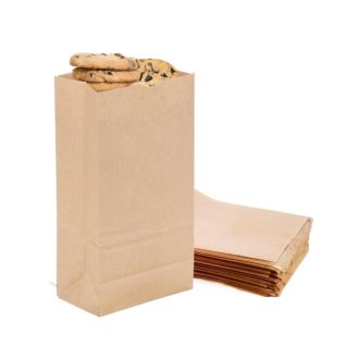 C-STORE SUPPLY BROWN PAPER BAG Kraft #2 500ct DURO 18402