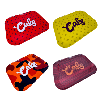 Cake Metal Rolling Tray - Large - 13 X 10 Inch