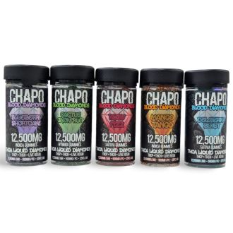 CHAPO BLOOD DIAMONDS GUMMIES THCA THCP/H+LIVE ROSIN 12500MG 25PK