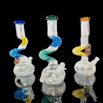 Waterpipe Chill Glass 14" Inch - Jlb-43 - Assorted - Price Per Piece