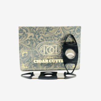 Cigar Cutter Double - Bladed Black - 12 Count Per Display - B