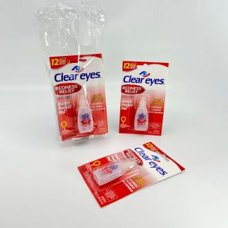 Clear Eyes  Redness Relief - 0.2oz - 6 Count Per Pack