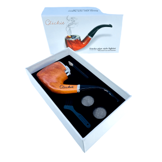 Clickit Smoke Pipe With Lighter - Gh-10899