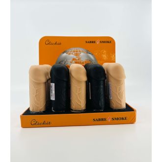 Clickit Vibrating Penis Lighter  - 20 Pieces Per Display