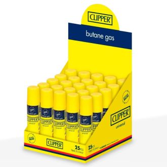 Clipper Butane Gas - 16 ml - 25 Counts Per Display (No Free Shipping)