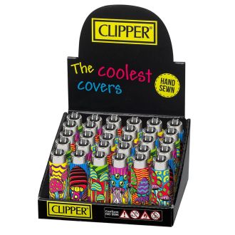 Clipper Lighter Pop Mix - 30 Lighters Per Display