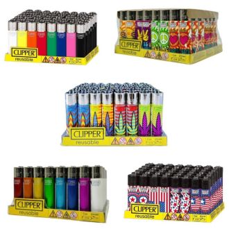 Clipper - Lighter Reusable - 48 Pieces Display
