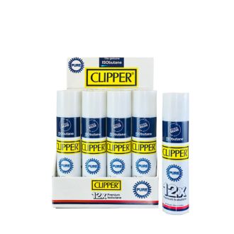 Clipper - Premium Butane White - 300ml - 12x  - 12 Per Box (NO Free Shipping)