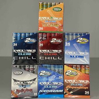 Cyclone Pre Rolled Transparent Cone - 24 Per Box