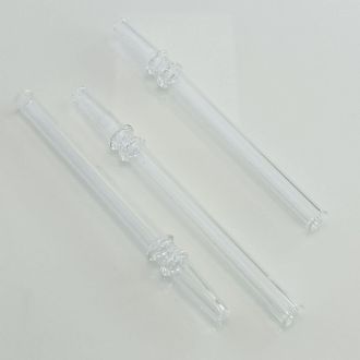Dab Straw Glass - 6" Inches - Lgd4 - 3 Per Pack