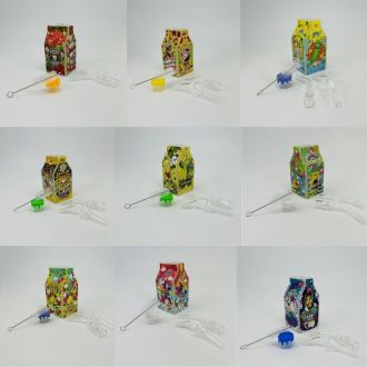 Dabtized Juice Carton Glass - 2 In 1 Bubbler and Nectar Collector`