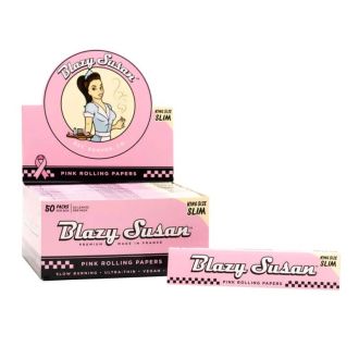Blazy Susan Slim Rolling Papers King Size - 50 Count Per Box