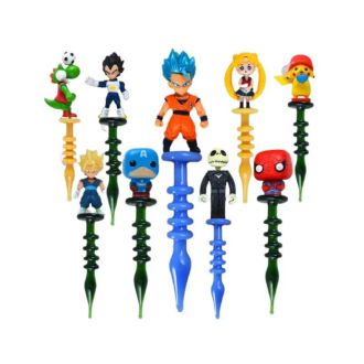 Ded Glass Dabber With Custom Character - Assorted - Price Per Piece