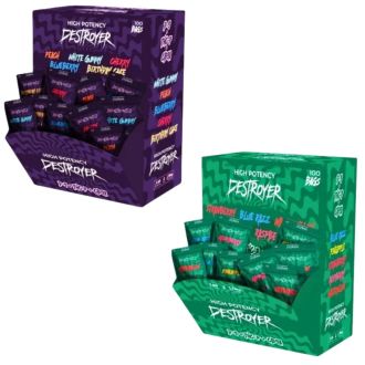 DESTROYER D9+THC-P+CB9A 3000mg Gummies 2 Per Pack 100 Per Pack