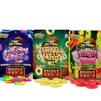 Dimo Hi Octane Live Resin Delta 8+Thc-p Gummies - 1000mg - 10 Gummies Per Pack