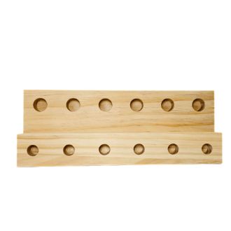 Display Only 10 Inches Wood - 12 Per Holes