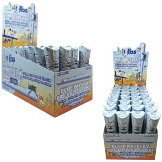 DOGG LBS PRE ROLLED CONES BLUE PAISLEY KING SIZE 3 Per Pack 32 Per Pack