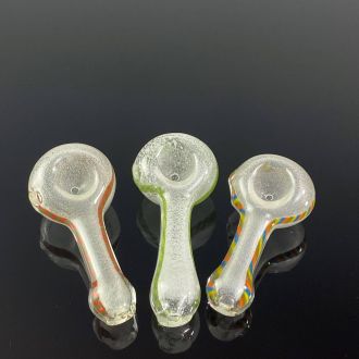 Double Ring Glow In The Dark - Handpipe - 3 Counts Per Pack