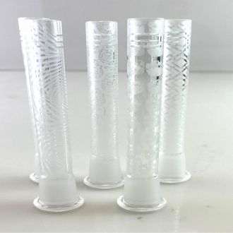 Downstem Frosted - 4.5" Inch - 19mm - 5 Pieces Per Pack