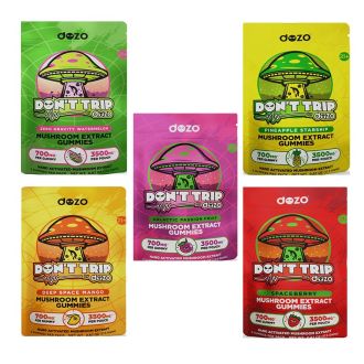 Dozo Dont Trip Mushroom + Thc-P Gummies - 3500 Mg - 5 Counts Per Pack