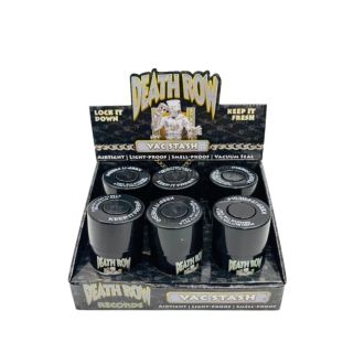DEATH ROW RECORDS VAC STASH JAR 6ct/DISPLAY BLACK'
