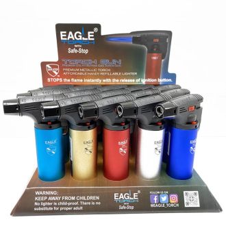 Eagle - 4" Inch - Aluminium Torch - 15 Count Per Display - Pt101m