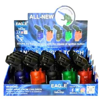 EAGLE TORCH MINI ANGLE V2 SAFE STOP  PT116B 20/BOX