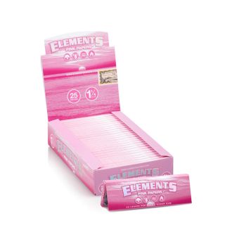 Elements Pink Paper - 1.25 Size - 50 Papers Per Pack - 25 Packs Per Box