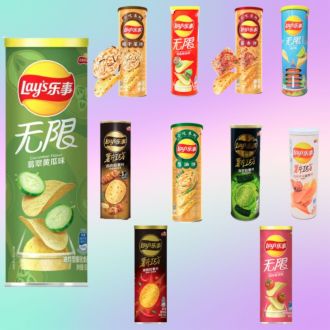 EXOTIC CHIPS LAYS CAN ASSORTED CHIPS