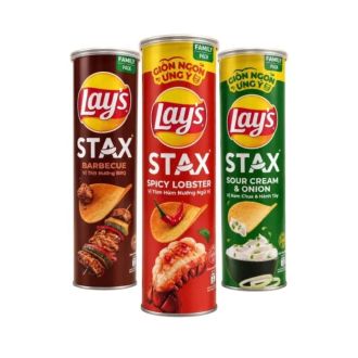 EXOTIC CHIPS LAYS STAX 145g (Vietnam)