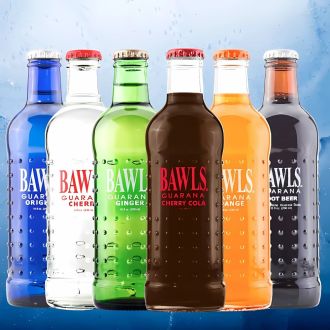 EXOTIC SODA BAWLS HIGH CAFFEINE SODA 10oz