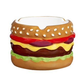 Fashioncraft Ceramic Cheesburger Ashtray - 88175