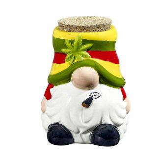 Fashioncraft Ceramic Gnome Stash Jar - 82557