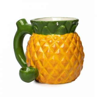 Fashioncraft Ceramic Pineapple Mug Pipe - 88114