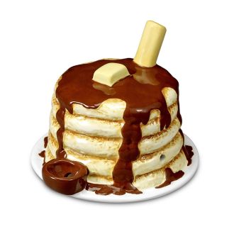 Fashioncraft Ceramic Stack O' Pancakes Pipe - 88200
