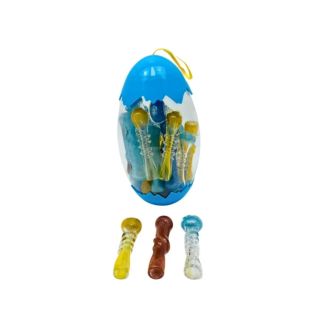 FIC1 SWIRL CHILLUM 3" ASSORTED (FISP-99)
