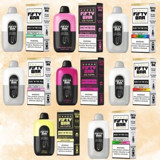 FIFTY BAR 20000 PUFFS DISPOSABLE 5/PK (TX COMPLIANT)