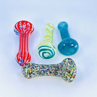 Handpipe 3 Inch - Assorted Colors - Price Per Piece - HPTG3