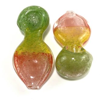 Flat Mouth Handpipe - 4 Inch - Assorted Colors - Price Per Piece