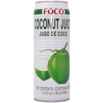 FOCO COCONUT JUICE 17.6oz. CAN 24/Pk