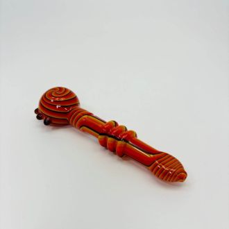 Giant Swirl Candy Handpipe - 6 Inches