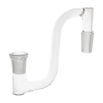 Glass Dropdown -14MM Male To 14mm Female - Goose Neck Style 
