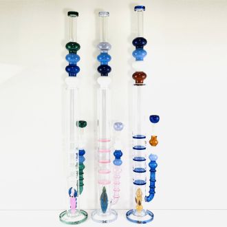Waterpipe 30" Inch With Five Honeycomb And Ice Catcher Perc - Assorted Colors - Price Per Piece