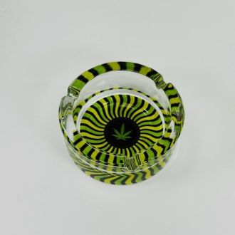 Glass Ashtray - Assorted Designs - Price Per Piece - 60037